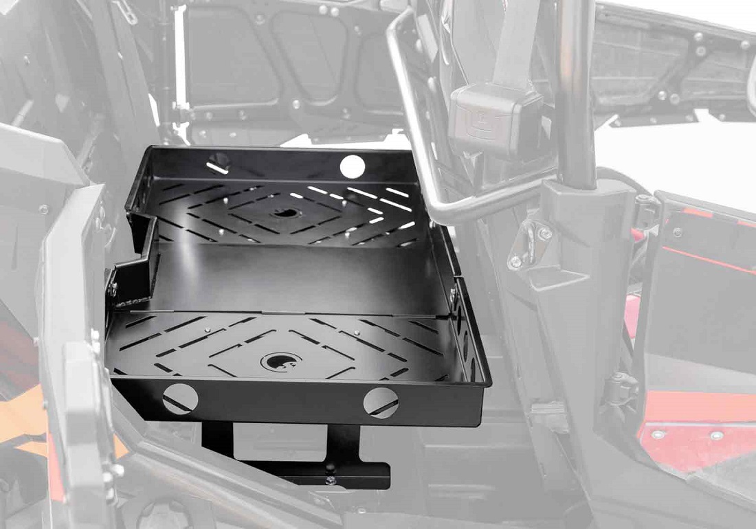 SuperATV Rear Seat Cargo Rack for Polaris RZR 4 900 XP 4 1000 XP 4