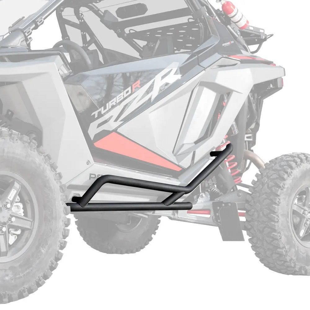 SuperATV Rock Slider Nerf Bars for Polaris RZR Turbo R