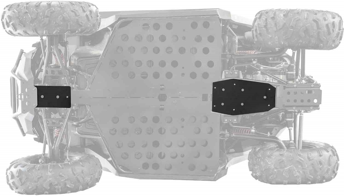 SuperATV Aluminum Skid Plates for Polaris RZR 200