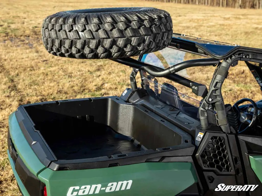 SuperATV Spare Tire Carrier for 2021+ CanAm Commander