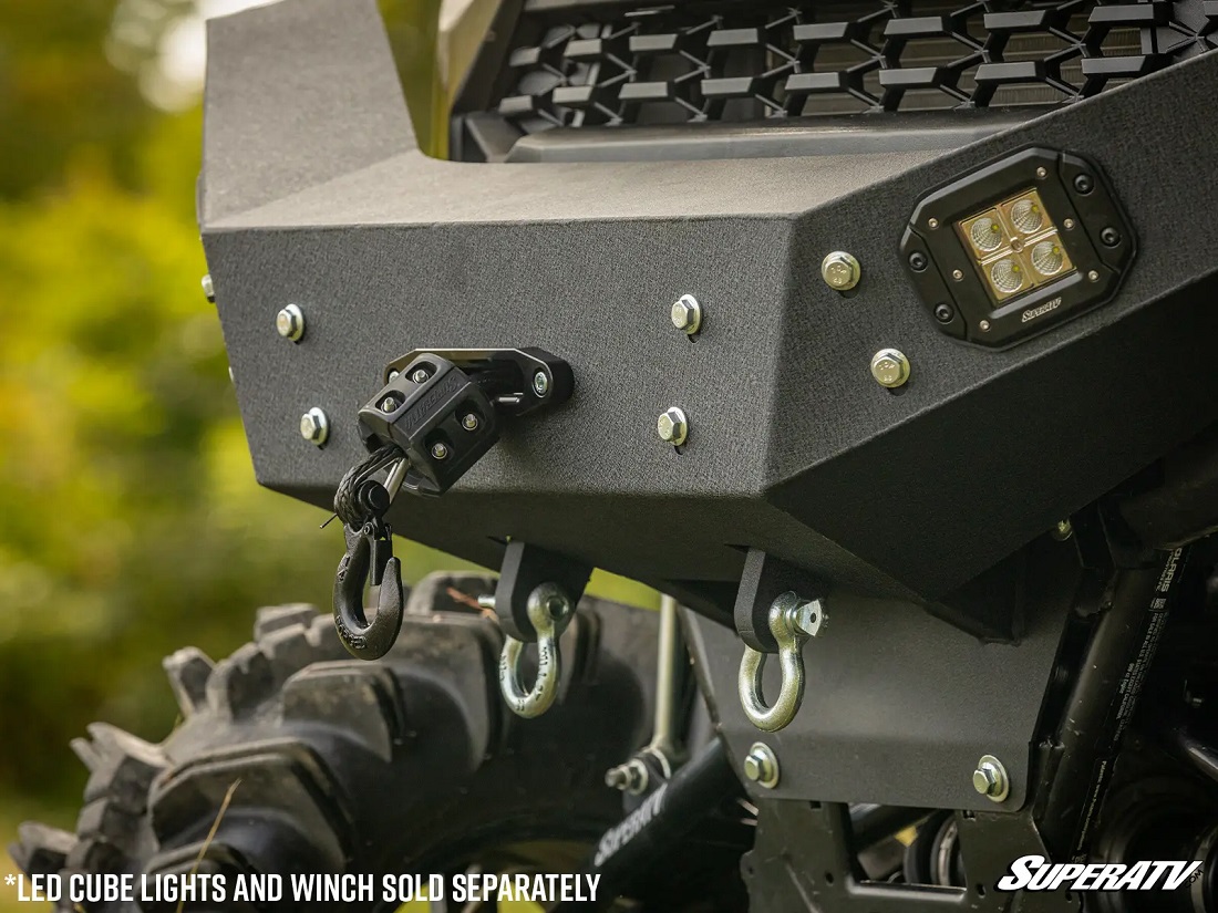 SuperATV Winch Ready Front Bumper for Polaris Ranger 1000 1000 Crew