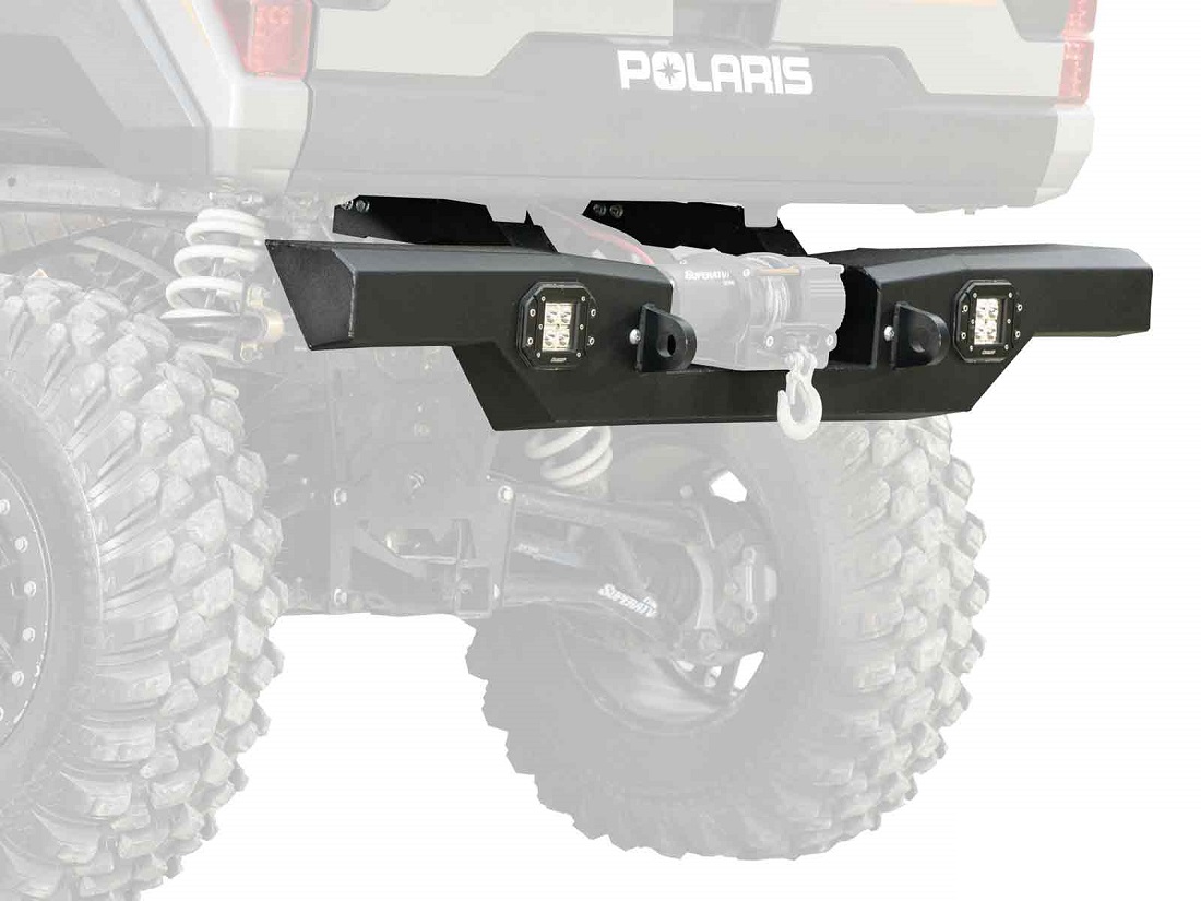 SuperATV Winch Ready Rear Bumper for Polaris Ranger 1000 Special Editions