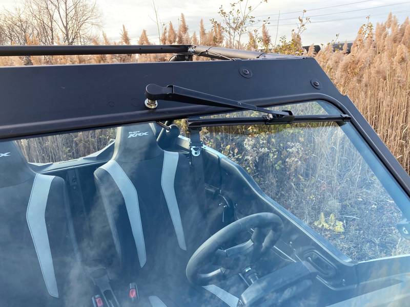 EMP Laminated Glass Windshield with Vents and Wiper (DOT Rated) for Teryx KRX 1000