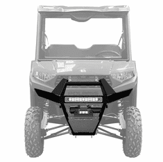 SuperATV Heavy-Duty Winch Mounting Plate for 2022+ Polaris Ranger Midsize SP 570/ 570 Crew | 3/16 Steel Plating | UV-Resistant Pow
