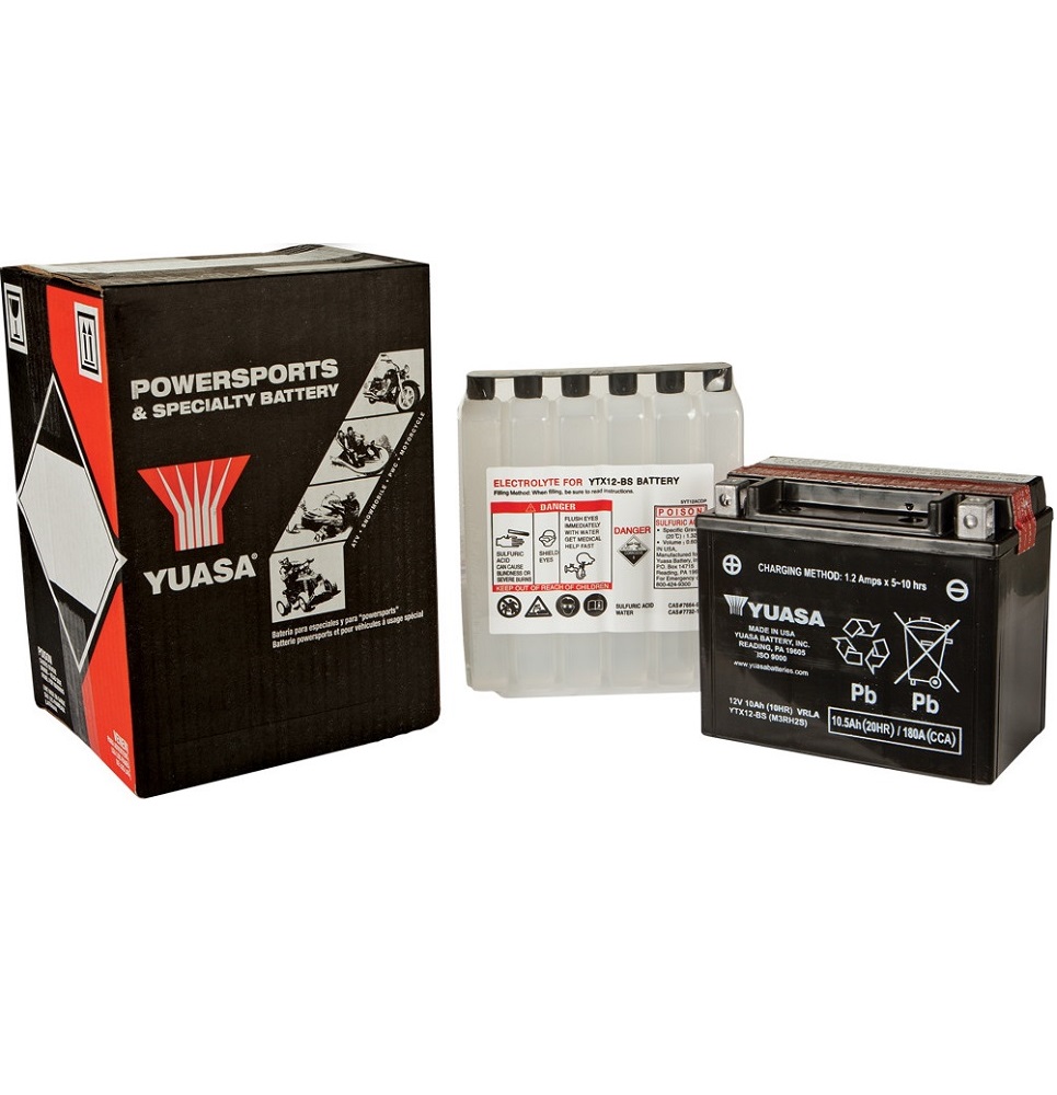 KMG YTX12-BS Sealed Maintenance-Free Battery – 12V 10Ah, Fits