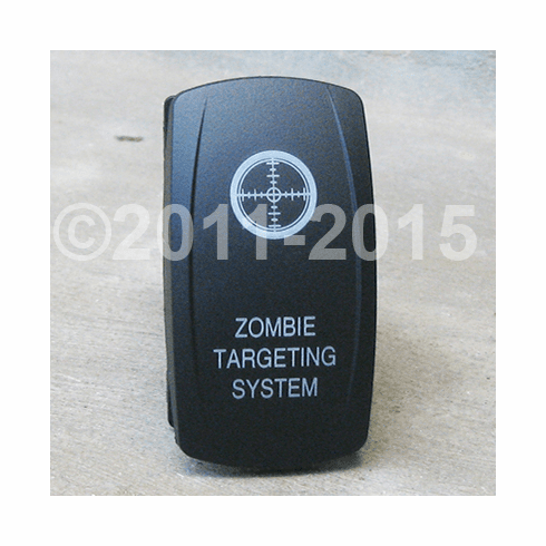 Zombie Targeting System - Dual Led Lighted Rocker Switch