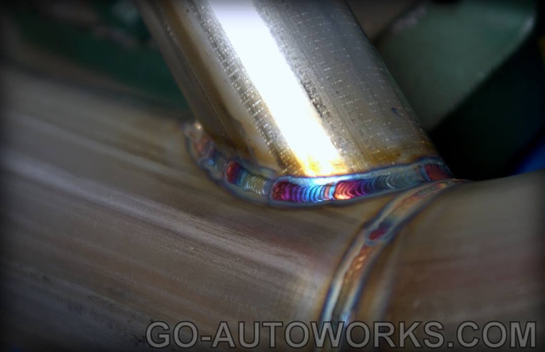 GOAUTOWORKS Closed Loop/Recirculated wastegate dump tube 38mm 44mm