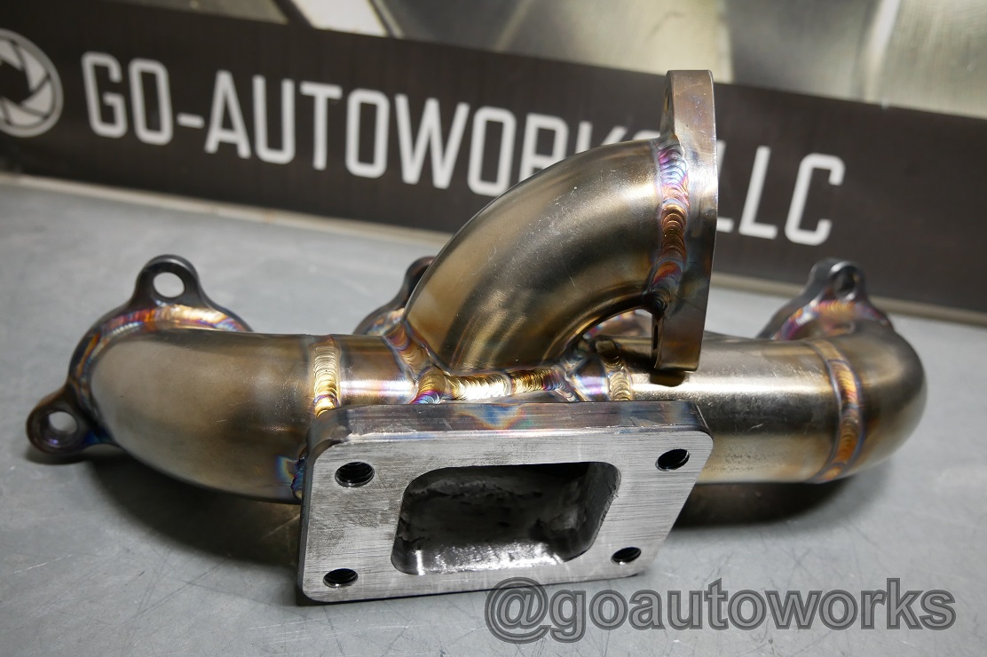 GOAUTOWORKS Stainless Log Manifolds for Civic Integra B16 B18 D16 D15