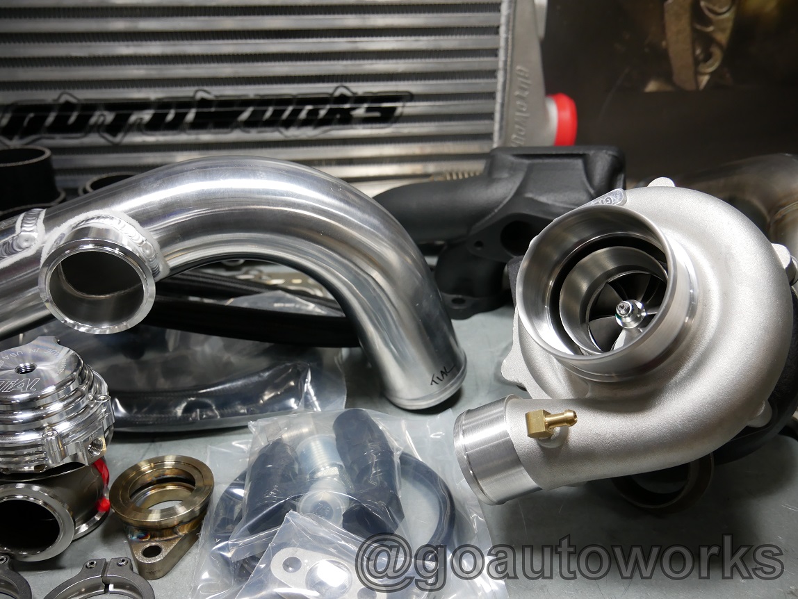 GOAUTOWORKS StreetX Turbo Kit Ball Bearing D16 B16 B18 B20 Civic