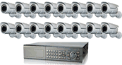 16 Camera CCTV Systems, Complete 16 Camera Video Surveillance Systems