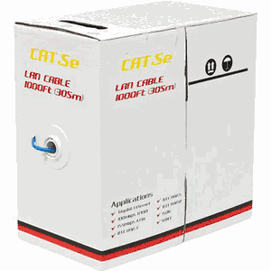 Telpix CB-C5E-C 1000ft Premium CAT5e UTP Cable