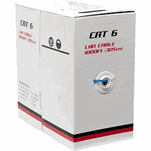 Eyemax CB-C6-A Standard 4 Pair 1000ft CAT6 Cable