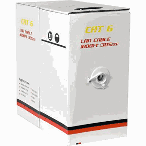 Eyemax CB-C6-C Premium 4 Pair 1000ft CAT6 UL Listed 99% Copper