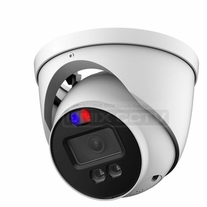 Eyemax ECU-E5342-LW28A 5MP Night Color 4-in-1 Coax Turret Camera, Red and Blue Flashlight Alarm