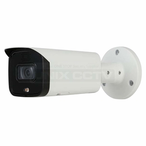 Eyemax NCR-E5622-W28 E5622 | 5MP Night Color Outdoor Bullet Camera, Fixed Lens, Active Deterrence, 200ft IR Range, AI Series, True WDR (120dB)