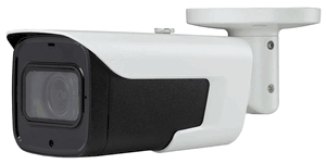 Eyemax NIR-E8062V-W | 4K(8MP) H.265+ Outdoor IR Bullet Network Camera, Starlight, True-WDR, Motorized 3.7-11mm, UL-Listed , IR Range up to 197ft, IP67, IK10, PoE or DC 12V