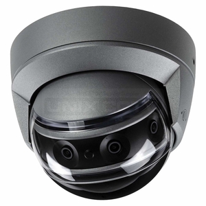 Eyemax NIT-EP2434-S28 4 × 2MP Multi-Sensor Panoramic Dome IP Camera, WizMind, Crowd + Vehicle Density, IP67, IK10, 12VDC / 24VAC / PoE