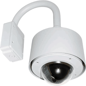 Eyemax PT 9630-W 1/4" Double Density Interline Transfer CCD 530/620 TVL Day/Night Outdoor (Heater/Blower) 360x Zoom (x30 Optical x12 Digital) PTZ Camera - Wall Mount