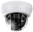 Eyemax TDR-P4544V Anti-IR Reflection | HD-TVI 4MP Superdome(R) Indoor Dome Camera with Vari-Focal Lens, 4 COB IR, Dual Power