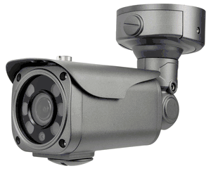 Eyemax TIR-M2334V-B | HD-TVI 1080p (2MP) IP68 Outdoor IR Bullet Camera with 6 COB IR, Motorized Vari-focal Lens, Dual power