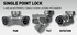 Eyemax TIR-M2334V-B | HD-TVI 1080p (2MP) IP68 Outdoor IR Bullet Camera with 6 COB IR, Motorized Vari-focal Lens, Dual power