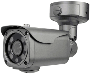 Eyemax TIR-P4334V-B HD-TVI 4MP Outdoor IR Bullet Camera with Vari-Focal Lens, 6 COB IR, IP68, Dual Power