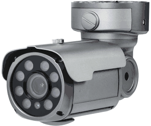 Eyemax TIR-P4344V-B HD-TVI 4MP Outdoor IR Bullet Camera with Vari-Focal Lens, 8 COB IR, IP68, Dual Power
