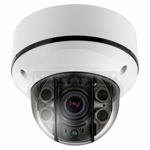 Eyemax TVI-P4542V Anti-IR Reflection | 4MP HD-TVI STORM® IR IP68 Vandal-Resistant Dome Camera with Vari-Focal Lens, L-Size, True WDR, DC 12V