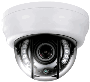 Eyemax UDR-8712V Anti-IR Reflection | EX-SDI 4K(8.3MP) Indoor IR Dome Camera with Vari-Focal Lens, 10 COB IR, 12VDC
