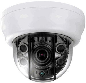 Eyemax UDR-P4544V Anti-IR Reflection | 4MP EX-SDI/HD-SDI SUPERDOME IR Indoor Dome Camera with Vari-focal Lens, L-Size, True WDR, AC 24V/DC 12V Dual Power