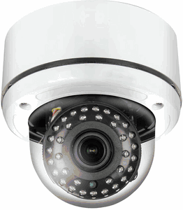 Eyemax UIV-032V-W EX-SDI Outdoor VP Dome / 2MP(1080p) / IP67 / 35 IR / 2.8~12mm Lens / ICR / DC 12V / White Casing
