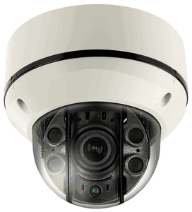 Eyemax UVI-2544DLV-W2812 Anti-IR Reflection | 1080P EX-SDI/HD-SDI STORM IR IP68 Vandal-Resistant Dome Camera with Vari-Focal Lens, L-Size, DC 12V, DOL WDR
