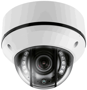 Eyemax UVI-8712V Anti-IR Reflection | 4K EX-SDI/HD-SDI STORM IR IP68 Vandal-Resistant Dome Camera with Vari-Focal Lens, 10 COB IR, L-Size, DC 12V