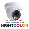 Eyemax NCU-D8210M-AW1 8MP Dual-Light Night Color IP Turret, Motorized VF Lens