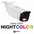 IP POWER NCR-C8270M-AW1 8MP Night Color Bullet Network Camera, Motorized VF Lens, NDAA