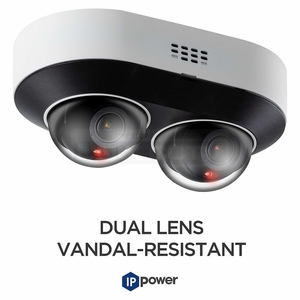 IP POWER NIT-CP4030A-YW28 4MP Dual-Lens IR Network Dome Camera, NDAA
