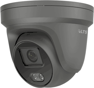 LTS CMIP3C42WB-28M 4 MP Color247 2.8mm Fixed Lens Turret Network Camera Black