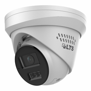 LTS LTCMIP3382WI-28SDL Platinum Plus 8MP Active Deterrence Turret Network Camera 2.8mm