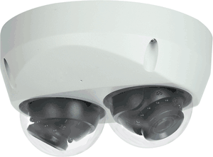 LTS LTDHIP39222W-28ISM 2x2MP Dual Lens IR Mini Dome Network Camera
