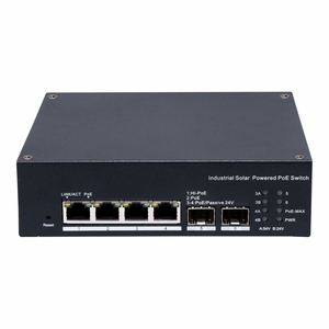 LTS LTPOE-SW402SG 4-Port Industrial Smart Managed Solar Gigabit PoE Switch