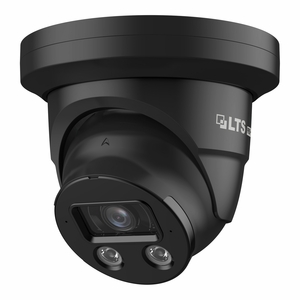 LTS LXIP3C82WB-28MDA Pro-X 8MP AI Color 24/7 Black Turret Network Camera 2.8mm