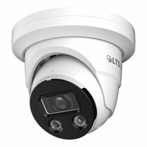 LTS LXIP3C82WI-28SDL Pro-X 8MP AI Color 24/7 Active Deterrence Turret Network Camera 2.8mm