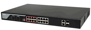 LTS POE-SW1602 16-Ports 100Mbps Unmanaged PoE Switch