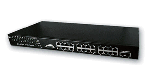 LTS PoE-SW2402LF 24-Port 10/100 Base-T(x) PoE Switch