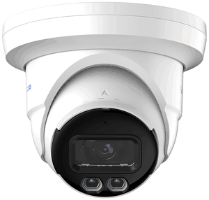 LXIP3C42NW-28MDA LTS Pro-X, IP, 4MP, 2.8mm, Fixed-lens, Turret, F1.0 Large Aperture, 120dB True WDR, 3D DNR, IMD Plus, Smart Perimeter Detection, Built-in Mic, Color 24/7, MD 2.0 - Human and Vehicle Detection