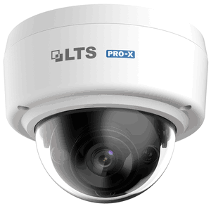 LXIP7582W-28SD LTS Pro-X, IP, 8MP, 2.8mm, Fixed-lens Dome, 120dB True WDR, 3D DNR, SD Card, Audio in and out, Alarm in and out, POE Power Support, IP67 and IK10 protection, MD 2.0 - Human and Vehicle Detection