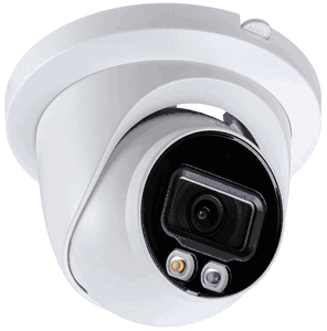 NCU-E42S2-AW28 Eyemax 4MP Full Color Night View Turret Network Camera, Smart Dual Illuminators