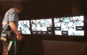 Nightclub Surveillance with Security Office Setup
