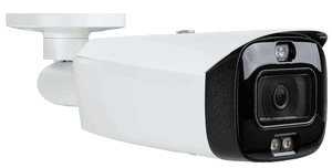 NIR-E82S3-YSW28 Eyemax 8MP Dual Illumination Bullet IP Camera, WizSense AI, Active Deterrence