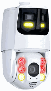 NPT-IR-EP4232-S1S Eyemax 4MP 32x Dual-Light Night Color Panoramic PTZ Camera w/ Light and Sound Warning